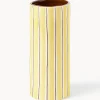 New &k Amsterdam Vase en porcelaine peint à la main Ray, haut. 18 cm