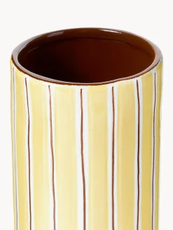 New &k Amsterdam Vase en porcelaine peint à la main Ray, haut. 18 cm