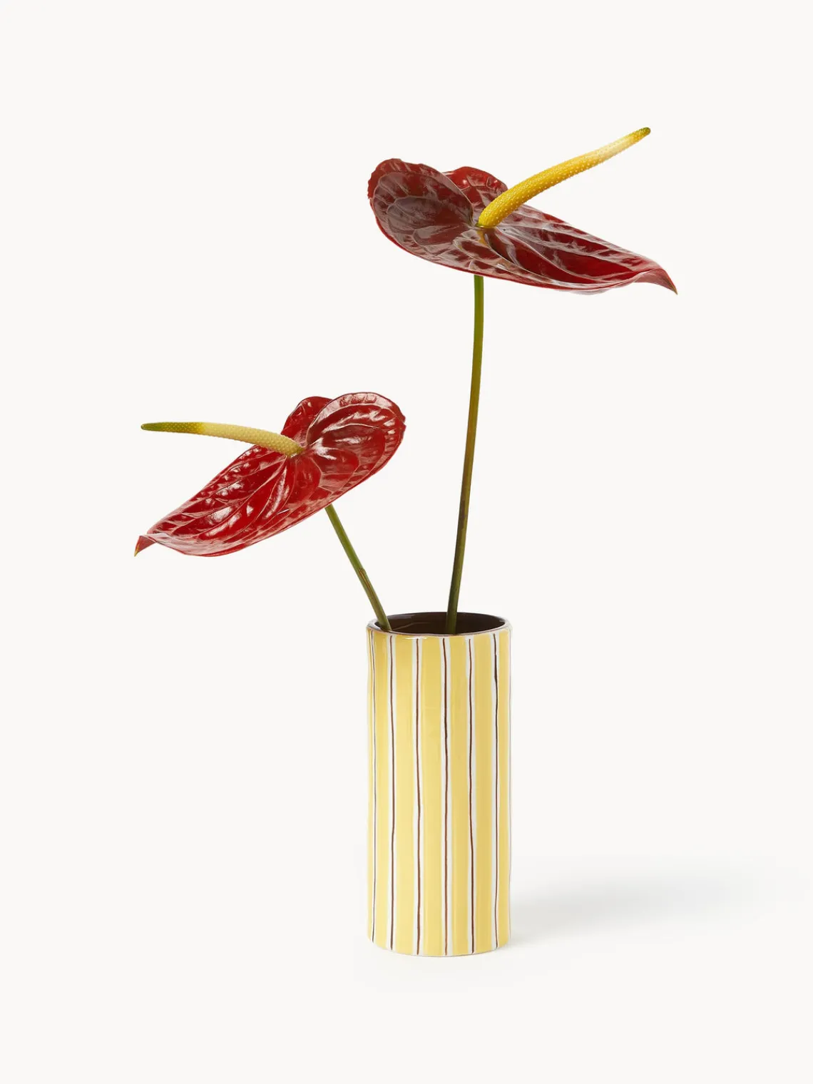 New &k Amsterdam Vase en porcelaine peint à la main Ray, haut. 18 cm
