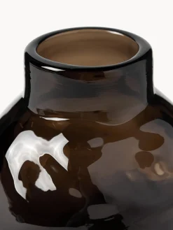 Fashion DBKD Vase en verre Bunch, haut. 12 cm Grège, translucide