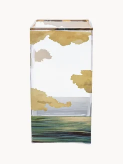New SELETTI Vase en verre design , haut. 30 cm Sea Girl