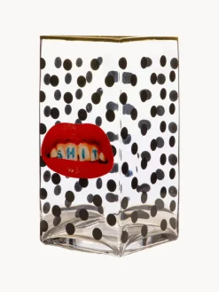 Fashion SELETTI Vase en verre design , haut. 30 cm Toiletpaper