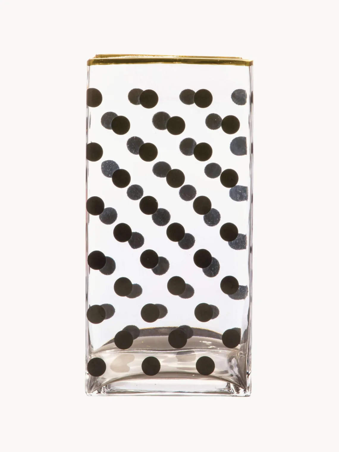 Fashion SELETTI Vase en verre design , haut. 30 cm Toiletpaper
