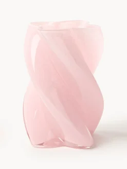 Sale &k Amsterdam Vase en verre fait main Marshmallow, haut. 20 cm
