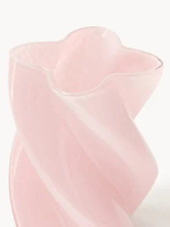 Sale &k Amsterdam Vase en verre fait main Marshmallow, haut. 20 cm