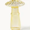 New &k Amsterdam Vase en verre Mushroom, haut. 14 cm