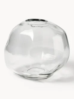 Clearance DBKD Vase en verre Pebble, Ø 28 cm Transparent