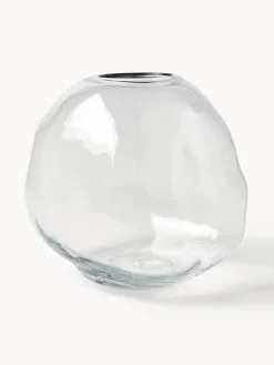 Fashion DBKD Vase en verre Pebble, Ø 20 cm Transparent