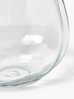 Fashion DBKD Vase en verre Pebble, Ø 20 cm Transparent