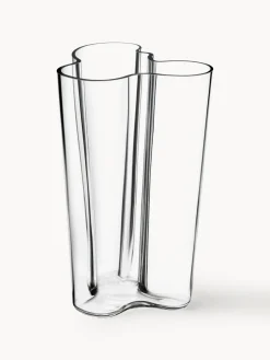Clearance iittala Vase en verre soufflé bouche Aalto, haut. 25 cm Transparent