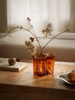 Online iittala Vase en verre soufflé bouche Alvaro Aalto, haut. 16 cm Orange, transparent