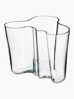 Best iittala Vase en verre soufflé bouche Alvaro Aalto, haut. 16 cm Transparent