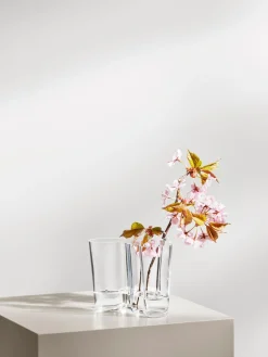 Best iittala Vase en verre soufflé bouche Alvaro Aalto, haut. 16 cm Transparent