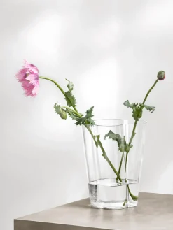 Sale iittala Vase en verre soufflé bouche Aalto, haut. 22 cm Transparent