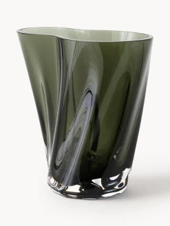 Online Audo Copenhagen Vase en verre soufflé bouche Aer, haut. 19 cm