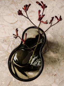 Online Audo Copenhagen Vase en verre soufflé bouche Aer, haut. 19 cm