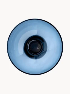 Online AYTM Vase en verre soufflé bouche Torus, haut. 33 cm Bleu, gris foncé, transparent