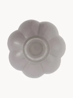 Clearance AYTM Vase en verre soufflé bouche Uva, haut. 22 cm Gris clair, haute brillance