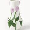 Sale &k Amsterdam Vase fait main en dolomite Tulip, haut. 31 cm