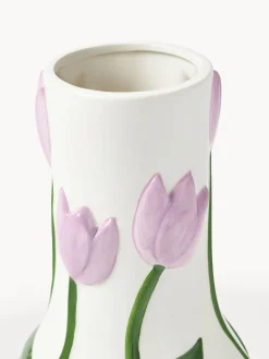 Sale &k Amsterdam Vase fait main en dolomite Tulip, haut. 31 cm