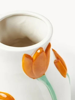Best &k Amsterdam Vase fait main en dolomite Tulip, haut. 22 cm