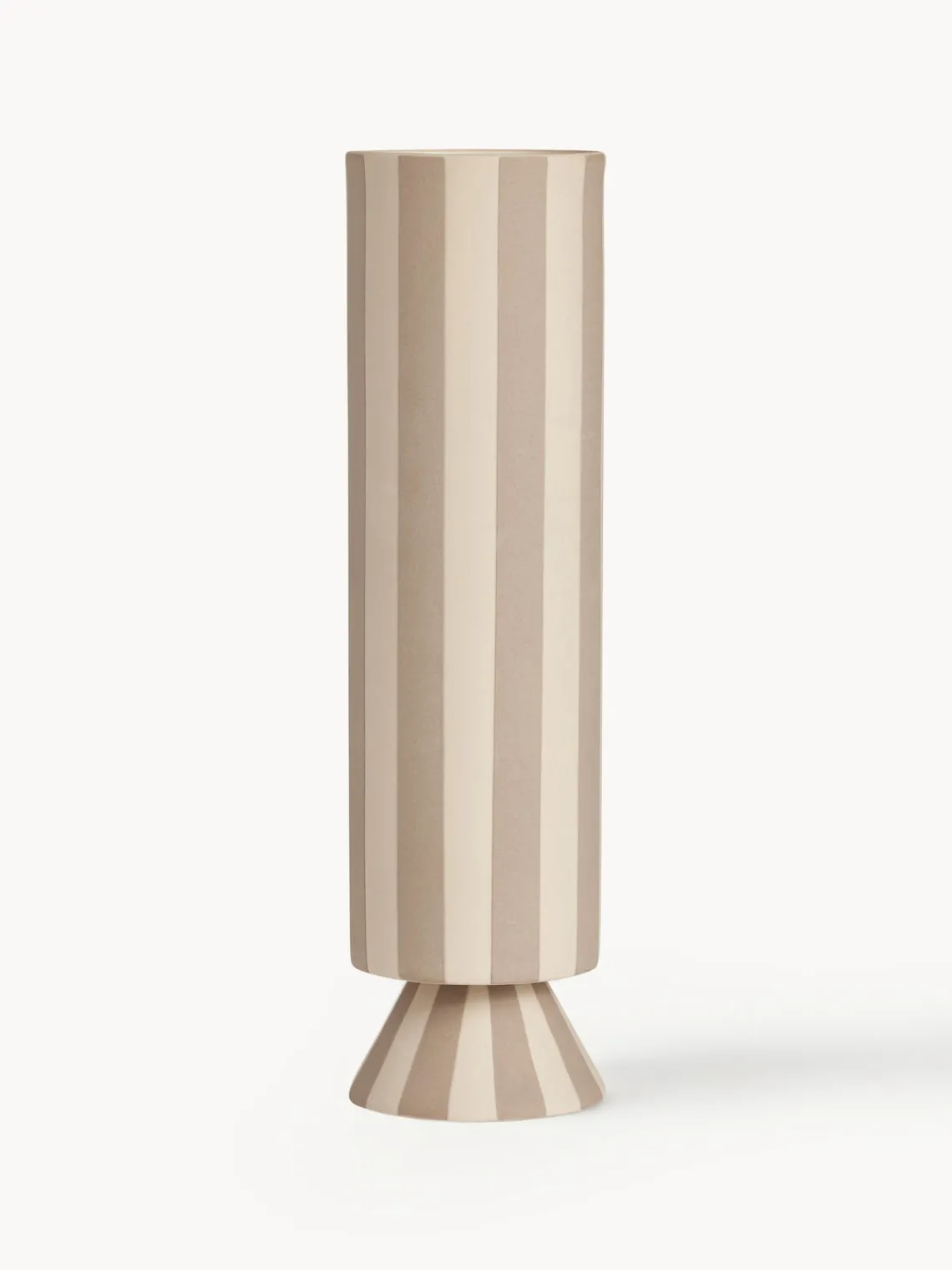 Discount Oyoy Living Design Vase fait main Toppu, haut. 31 cm Tons beiges
