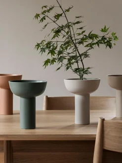 Fashion blomus Vase Miyabi, haut. 21 cm Blanc cassé