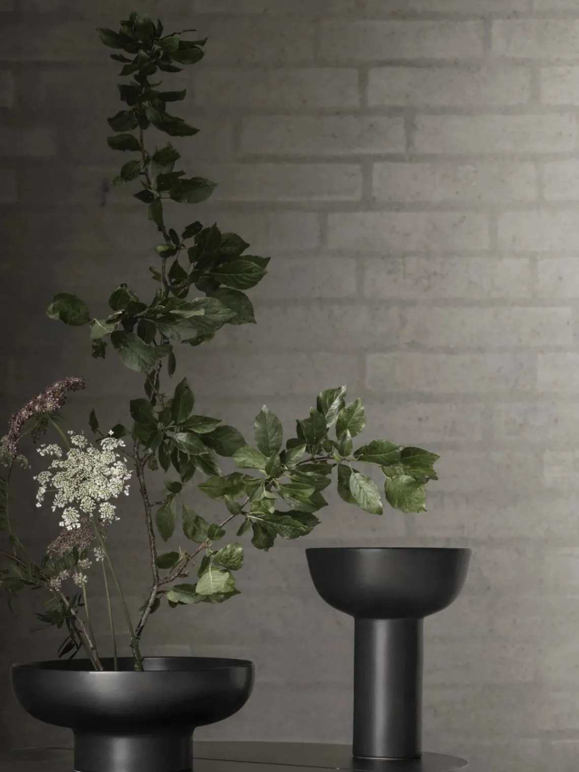 Outlet blomus Vase Miyabi, haut. 10 cm Noir