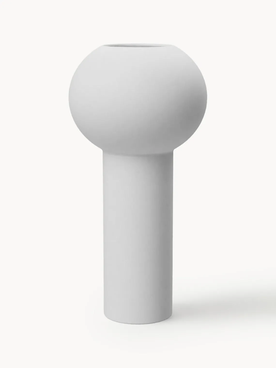 Clearance Cooee Design Vase peint à la main Pillar, haut. 24 cm Blanc