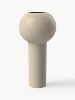 Sale Cooee Design Vase peint à la main Pillar, haut. 24 cm Beige clair