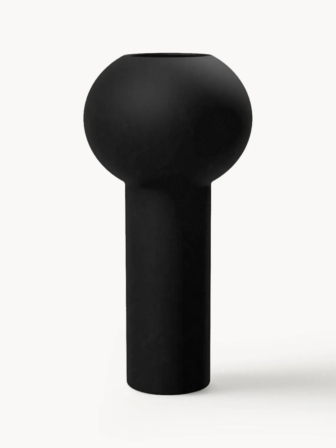Online Cooee Design Vase peint à la main Pillar, haut. 24 cm Noir