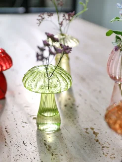 Sale &k Amsterdam Vases en verre Mushroom, 5 pièces