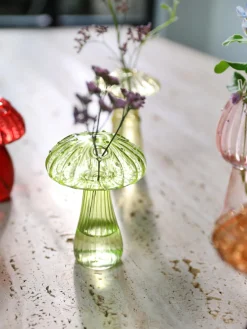 Sale &k Amsterdam Vases en verre Mushroom, 5 pièces