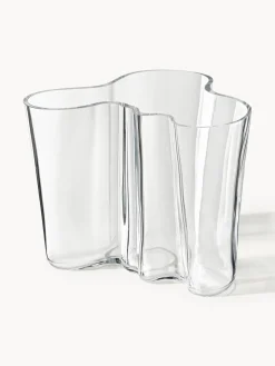 Clearance iittala Vases en verre soufflé bouche Aalto, 2 élém.