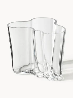Clearance iittala Vases en verre soufflé bouche Aalto, 2 élém.