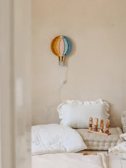 Online Little Lights Veilleuse LED faite main avec minuterie et télécommande Hot Air Baloon, intensité lumineuse variable Multicolore