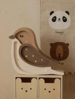 Outlet Little Lights Veilleuse LED faite main avec minuterie et télécommande Mini Bird, intensité lumineuse variable