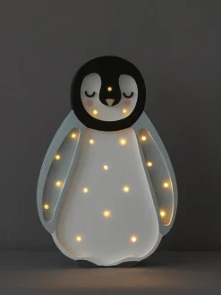 New Little Lights Veilleuse LED faite main avec minuterie et télécommande Baby Penguin, intensité lumineuse variable