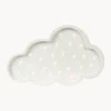 Clearance Little Lights Veilleuse LED faite main avec minuterie et télécommande Cloud, intensité lumineuse variable