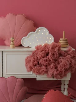 Clearance Little Lights Veilleuse LED faite main avec minuterie et télécommande Cloud, intensité lumineuse variable