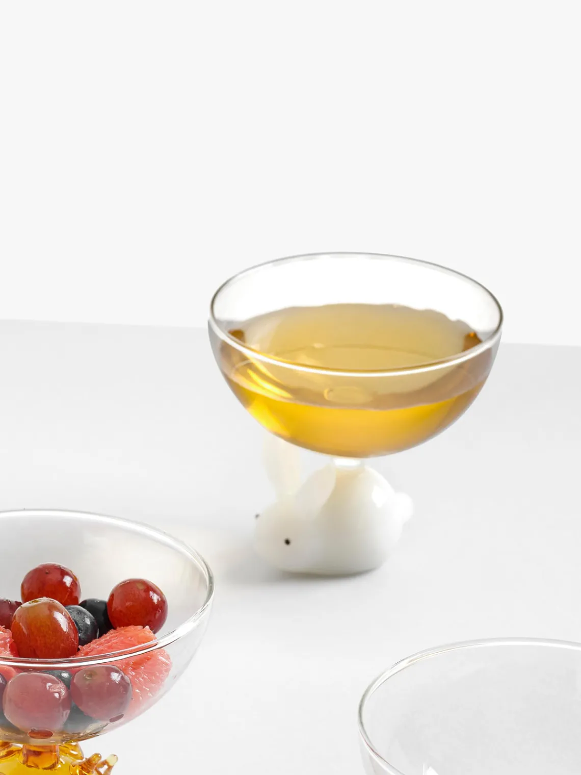 Outlet ICHENDORF Verre à cocktail artisanal Animal Farm Transparent, blanc