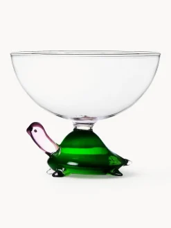 Clearance ICHENDORF Verre à cocktail artisanal Animal Farm Transparent, vert clair
