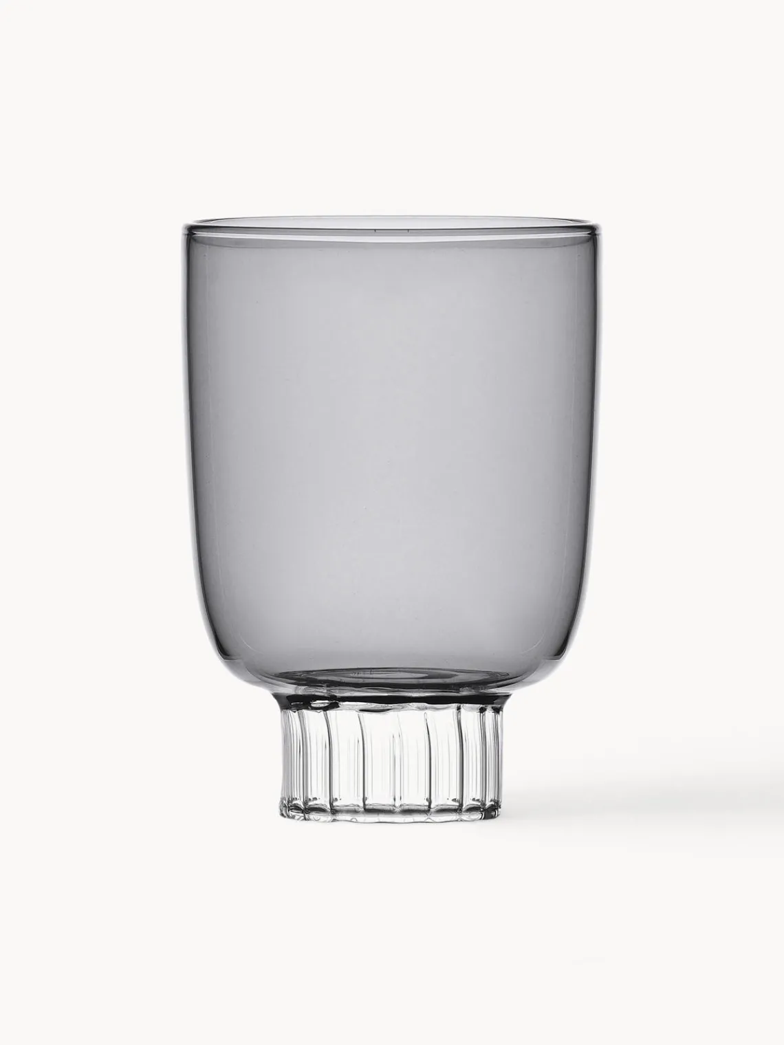 Sale ICHENDORF Verre à eau artisanal Liberta Transparent, gris