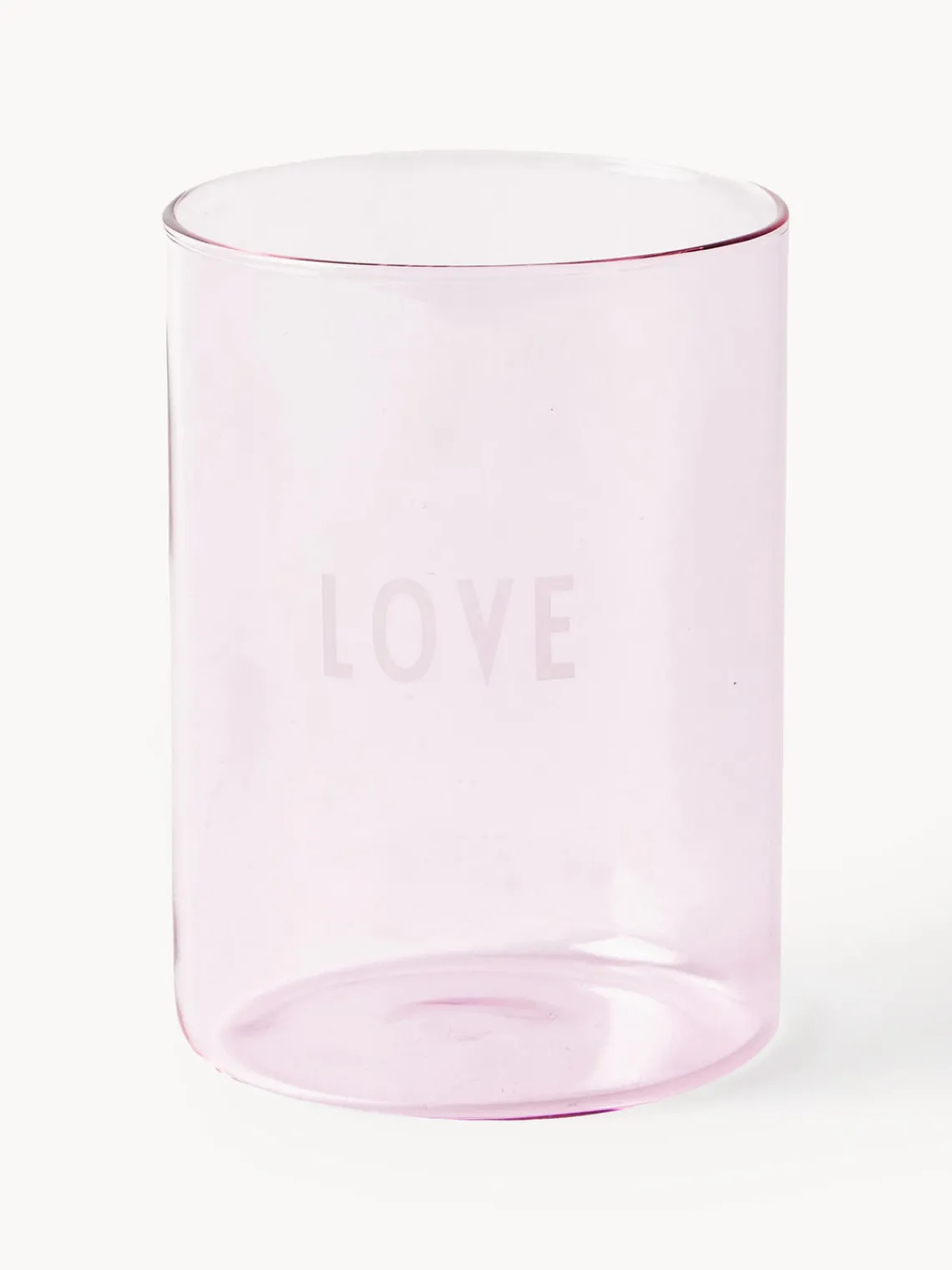 Online DESIGN LETTERS Verre à eau design Favorite LOVE