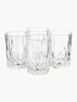 Fashion Aida Verre à liqueur à motifs embossés Harvey, 4 pièces