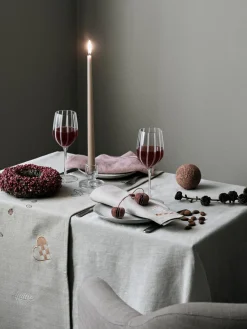 Hot Broste Copenhagen Verre à vin rouge soufflé bouche Stripe