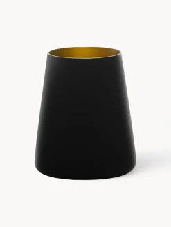 Outlet Stölzle Lausitz Verres à cocktail en cristal mat Power, 6 pièces Noir, doré