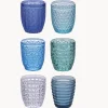 Online Villa D'Este Home Tivoli Verres à eau à embossage décoratif Bicchieri, 6 élém.