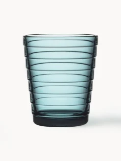 Best iittala Verres à eau Aino Aalto, 2 pièces Turquoise, transparent