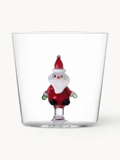 Discount ICHENDORF Verres à eau artisanaux Christmas Tales, 2 pièces Père Noël